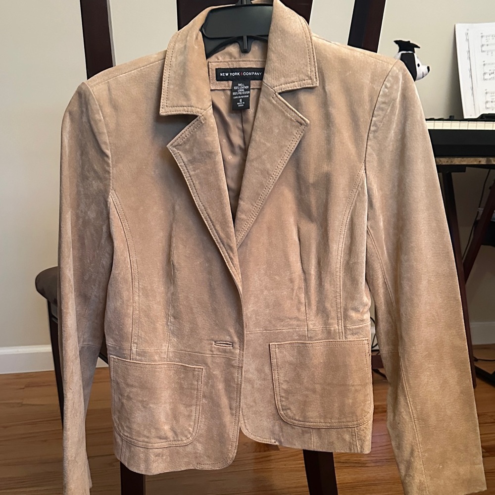 New York & Company Beige Women's Blazer
